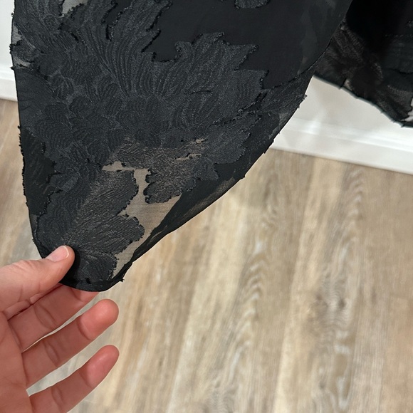 Azazie Elegant Black Open Back Dress - Picture 8 of 14